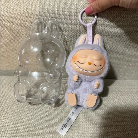 Labubu with Clear Case - Picture 1 of 2